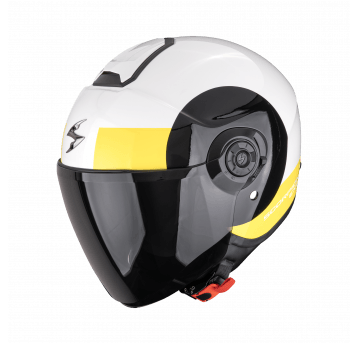 SCORPION KASK EXO-CITY II SHEER White-Bk-Yell XS