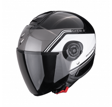 SCORPION KASK EXO-CITY II VITA METAL-BK-WH L