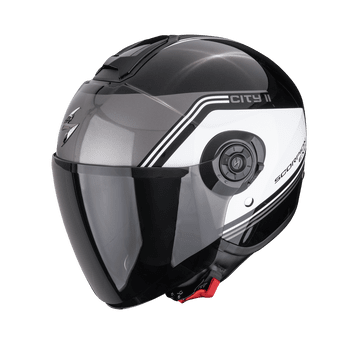 SCORPION KASK EXO-CITY II VITA METAL-BK-WH S