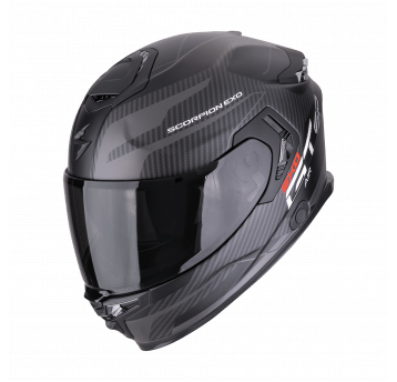 SCORPION KASK EXO-GT SP AIR FLEX MAT BK-SILVER S