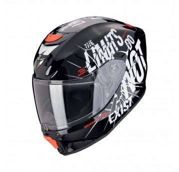 SCORPION KASK EXO-JNR AIR BOUM BK-WH S