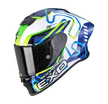 SCORPION KASK EXO-R1 II AIR Cornering BK-GREEN M
