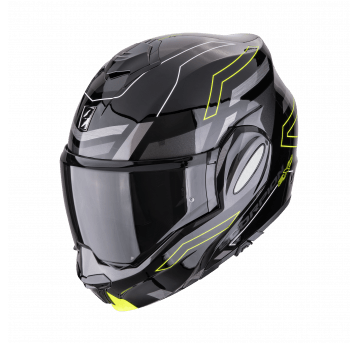 SCORPION KASK EXO-TECH CONQUER BK-NE.YEL.M