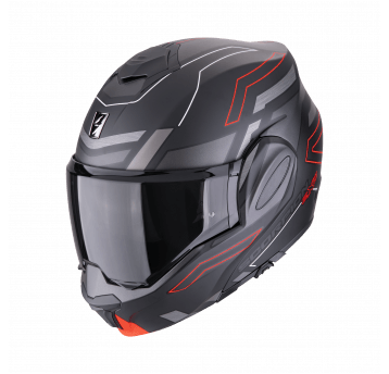 SCORPION KASK EXO-TECH CONQUER MAT BK-RED XL