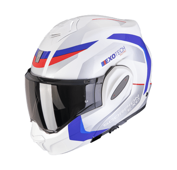 SCORPION KASK EXO-TECH PRO ACUTI WH-BL-RD XL