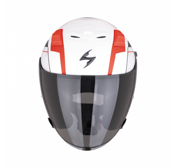 SCORPION KASK EXO-Z1 VUE MAT WH-RED-BK M