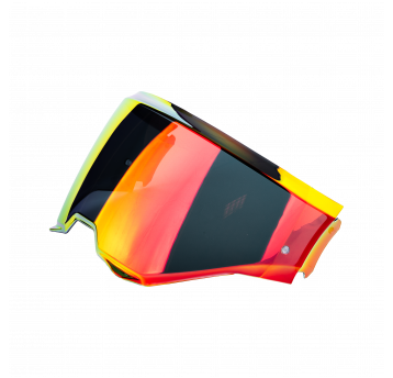 SCORPION SZYBA EXO-TECH/CARBON CZERWONA